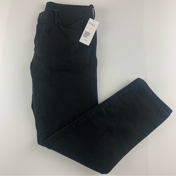 H&M NWT straight fit denim black jeans - Picture 2 of 4
